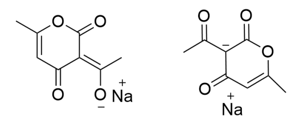 脱氢乙酸钠结构